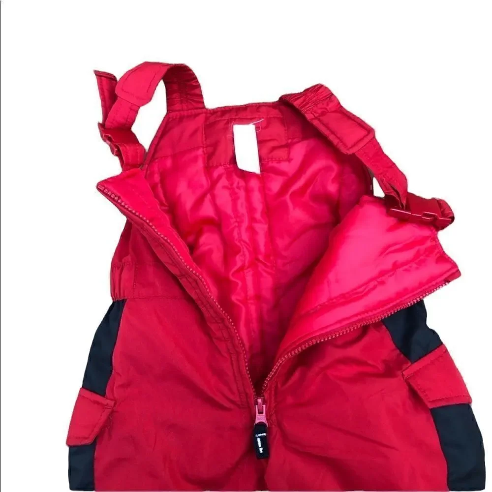 CARTER’S Heavyweight Skisuit Snow Suit Red and black Size 12 Months